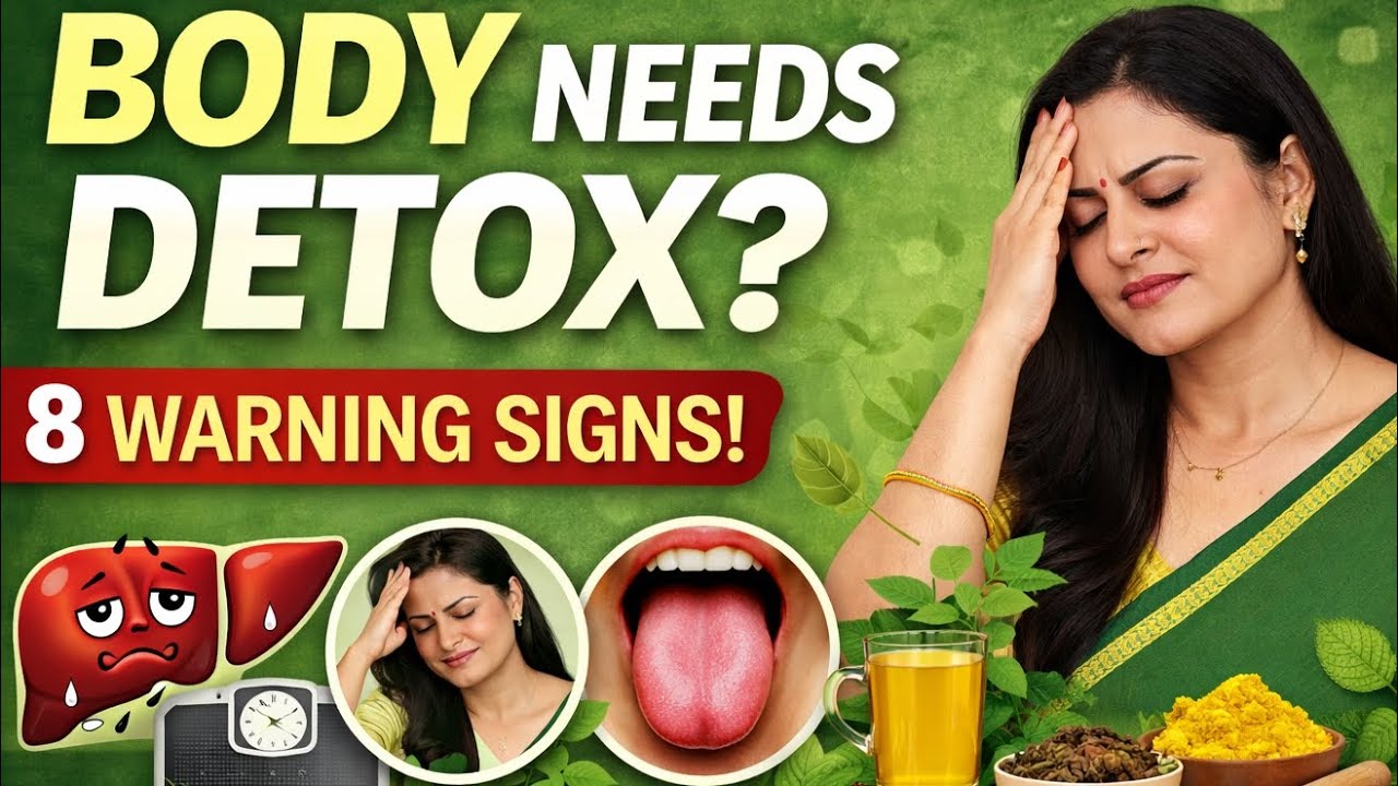 Body Detox Kaise Karein? 8 Signs and Solutions / Warning Signs Your Body Needs a Detox #Hindi 