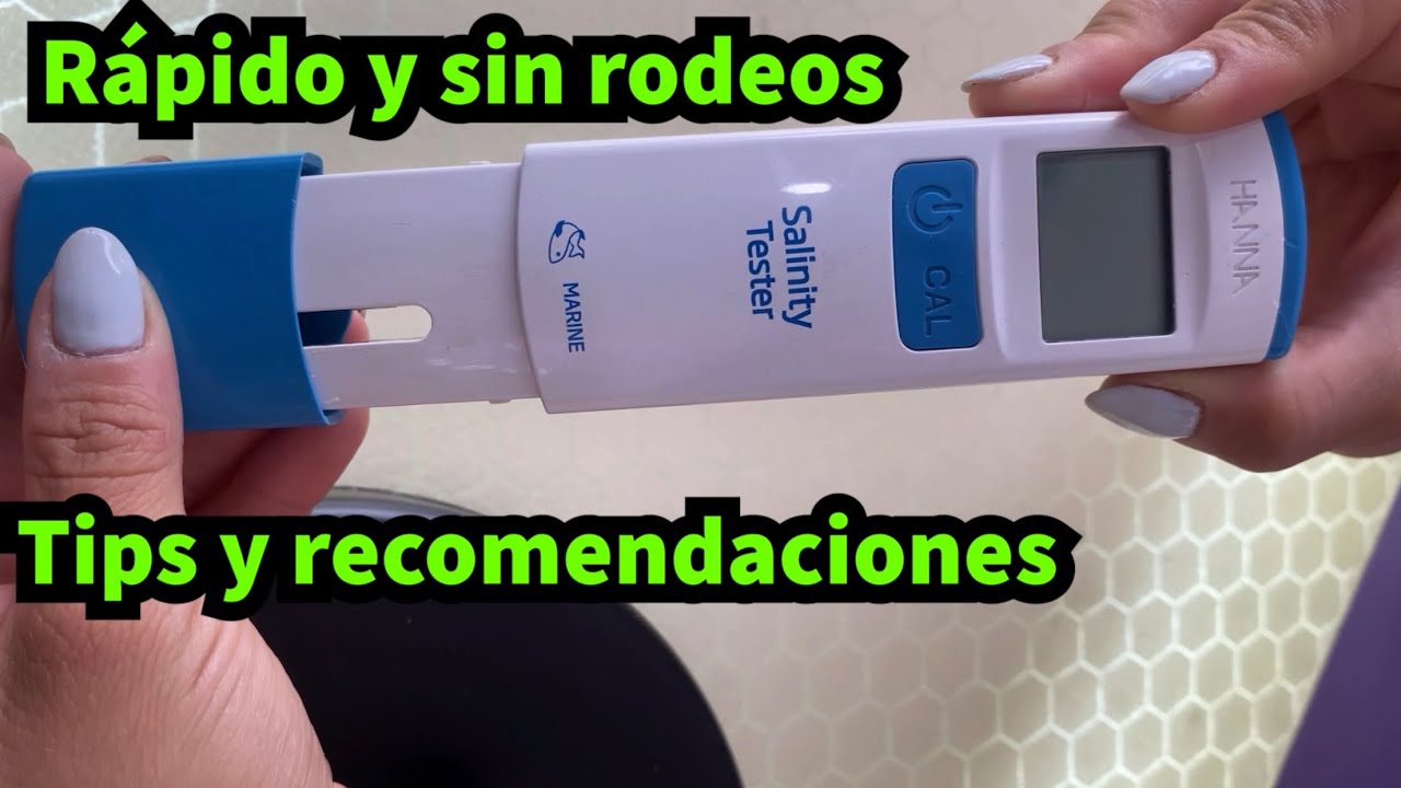 Como calibrar pluma de salinidad Hanna | como calibrar tester de salinidad Hanna
