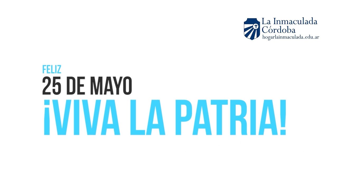 Acto 25 de Mayo . Hogar La Inmaculada