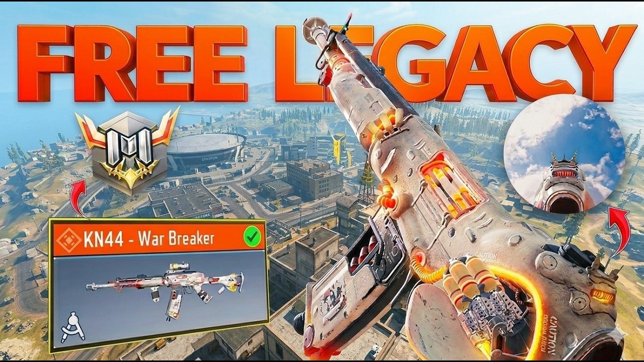 KN 44 War Breaker Free Legacy #codm #gaming
