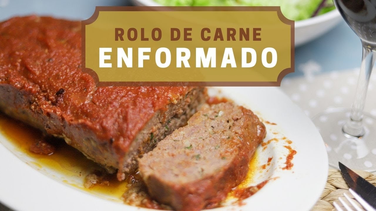 Rolo de carne enformado