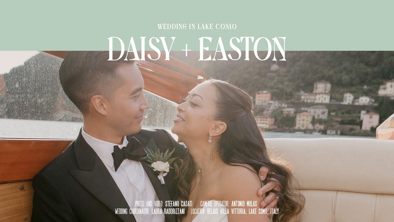 Romantic Destination Wedding in Lake Como | Daisy & Easton – Relais Villa Vittoria