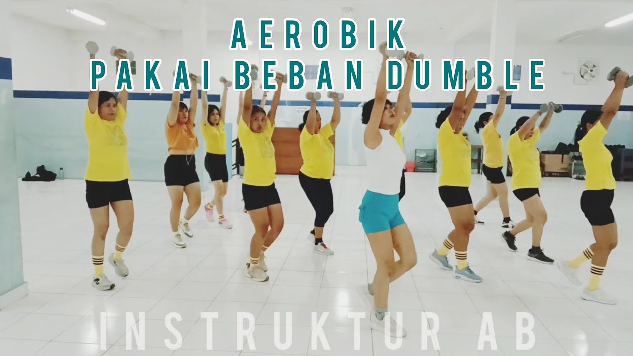 Senam Aerobik Pakai Beban Dumble | Cocok Untuk Pemula