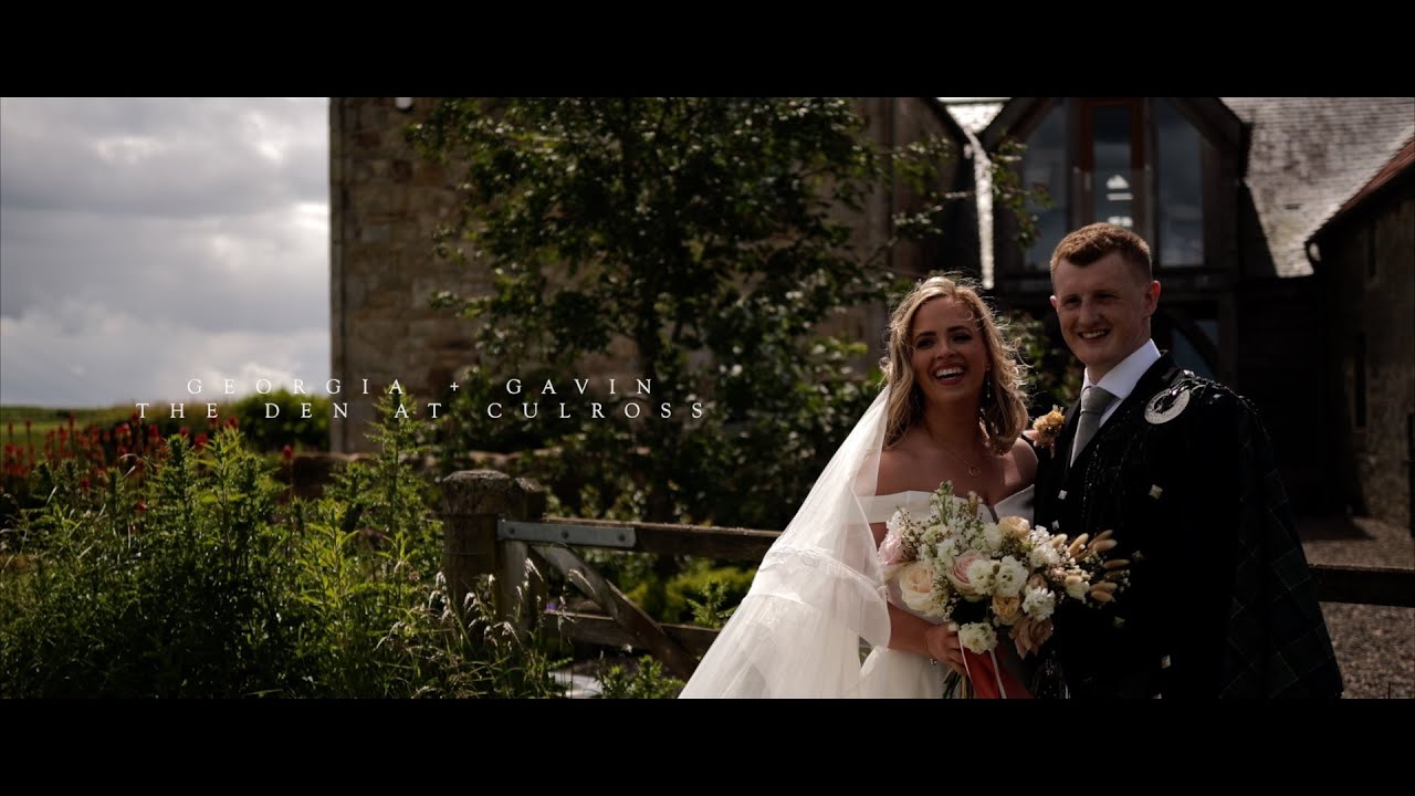 Georgia + Gavin / The Den at Culross Wedding / Fife