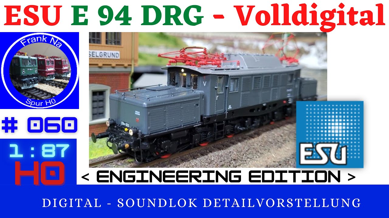 ESU E 94 DRG #31122 - das deutsche Krokodil !