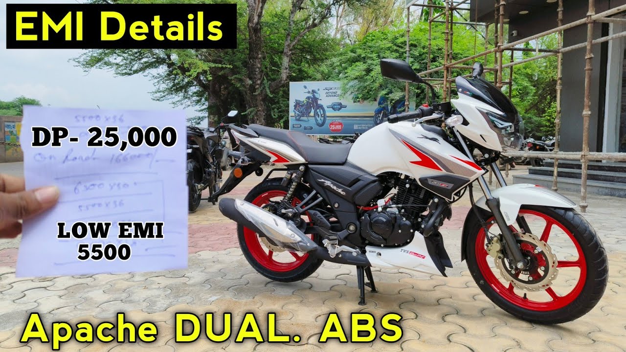 2025 New Tvs Apache RTR 160 2v Bike Price Detail 💰 Loan Details🔥 EMI Detail | Finance | Down Payment
