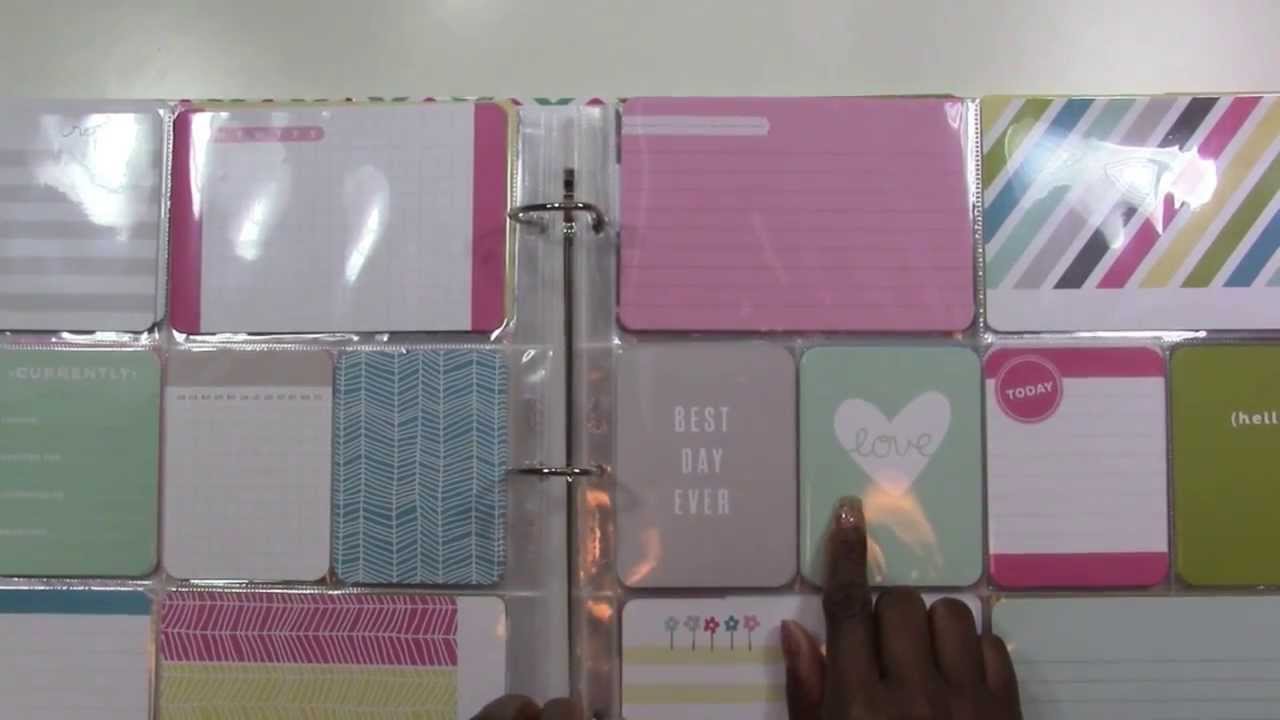 Organizing Project Life Cards