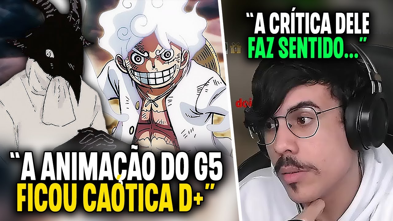 DANAEL OPINA SOBRE A ANIMAÇÃO DO GEAR 5 EM ONE PIECE EP 1071 | Cortes do Michi