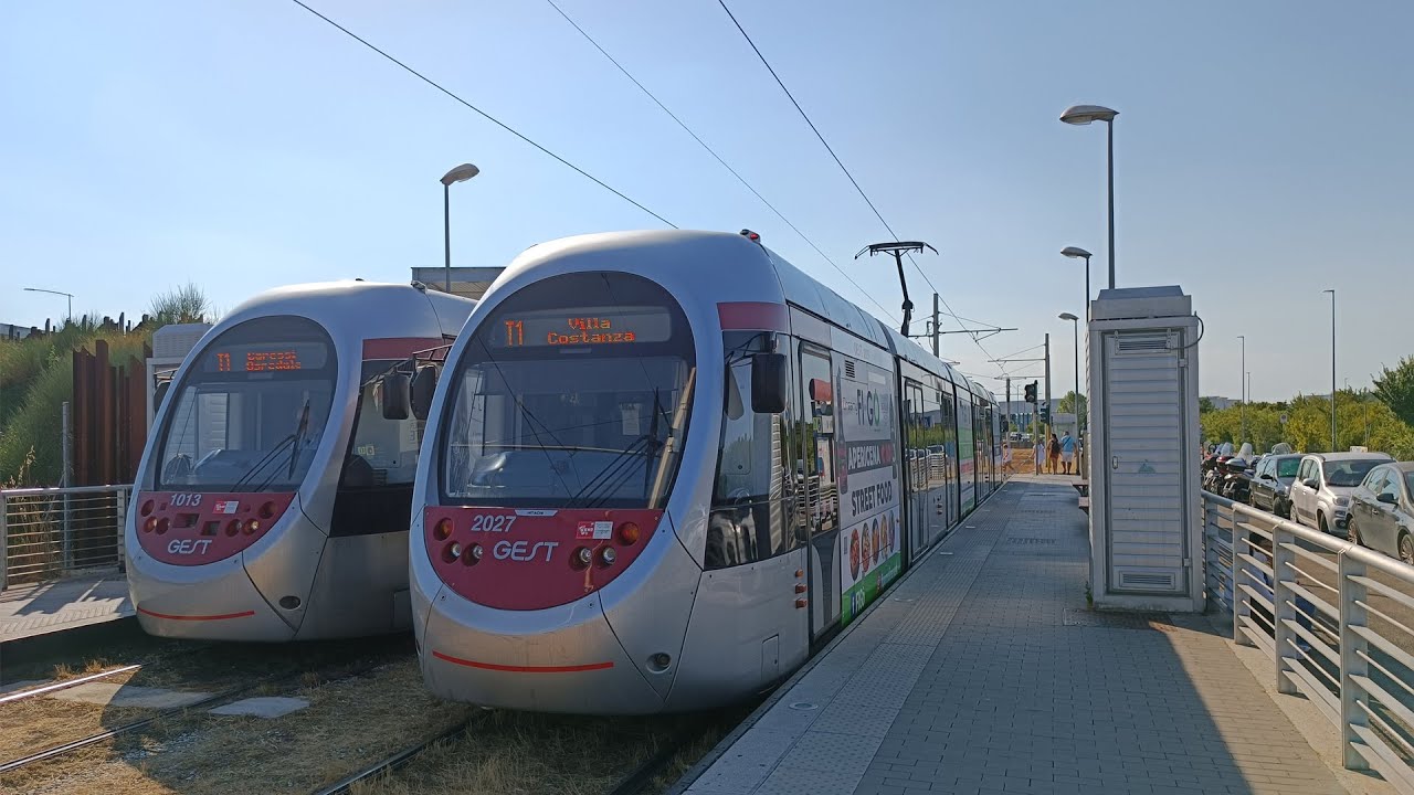 [Tram Cab Ride] Rete tranviaria T1 di Firenze / Careggi Ospedale ➡ Villa Costanza
