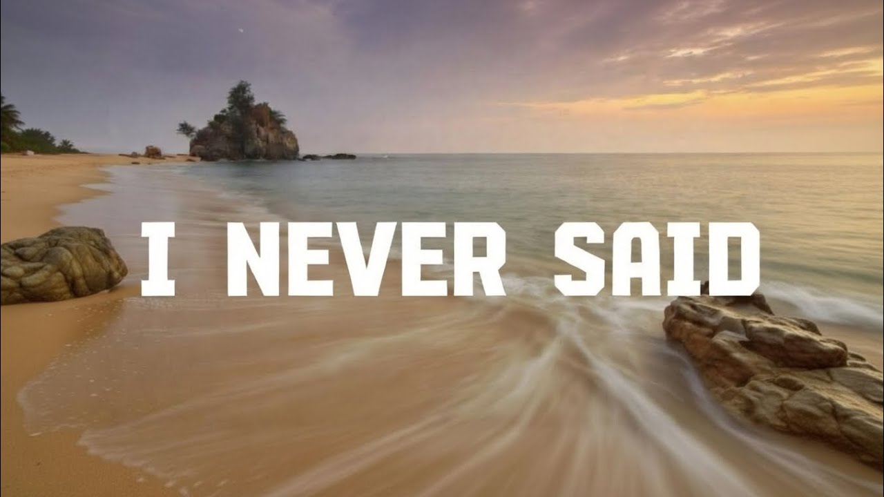 Morgan Wallen - I Never Said | Country Love Song