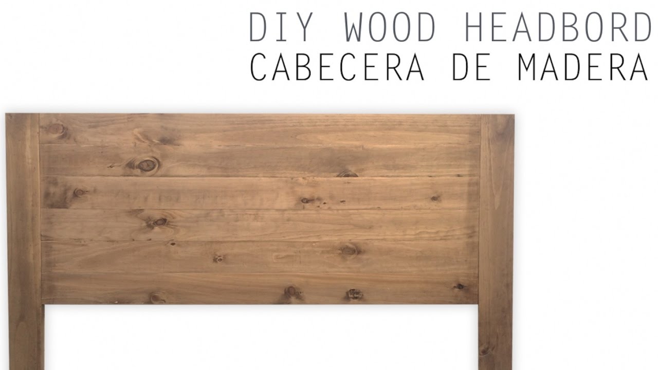 Cabecera de madera, DIY Wood Headbord