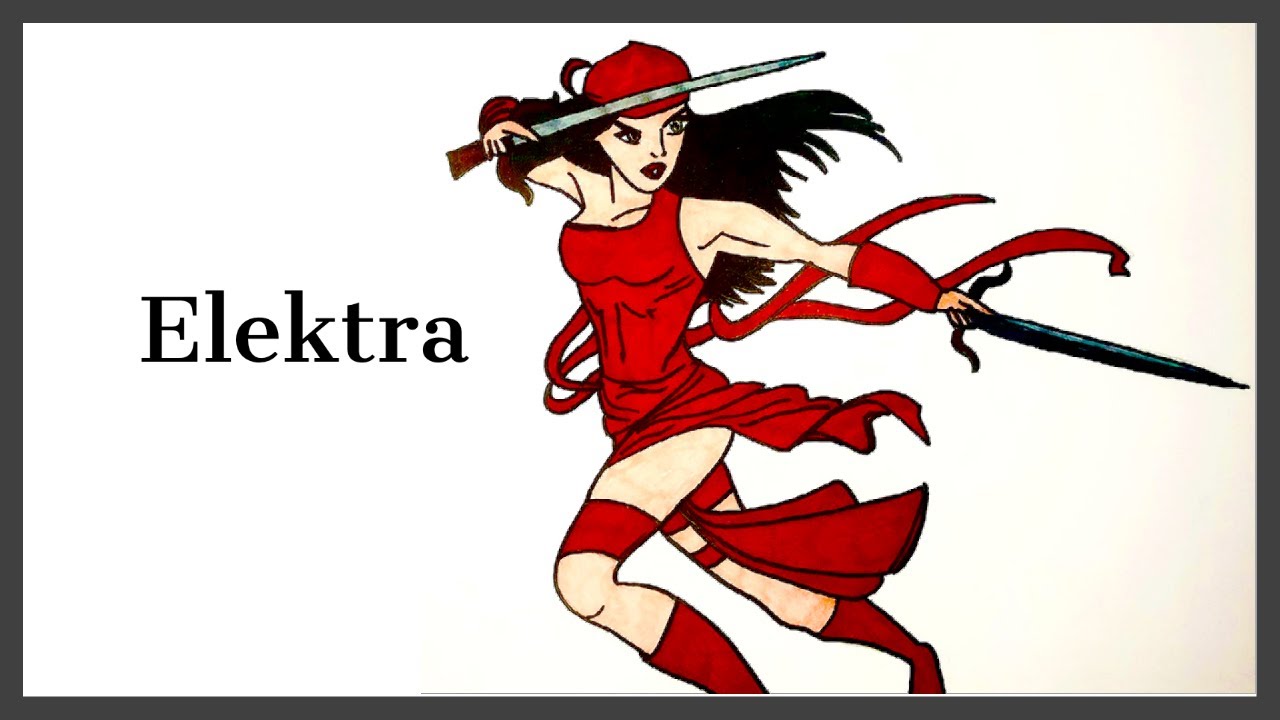 Elektra (Marvel) Marvel A to Z by Poshworks :)