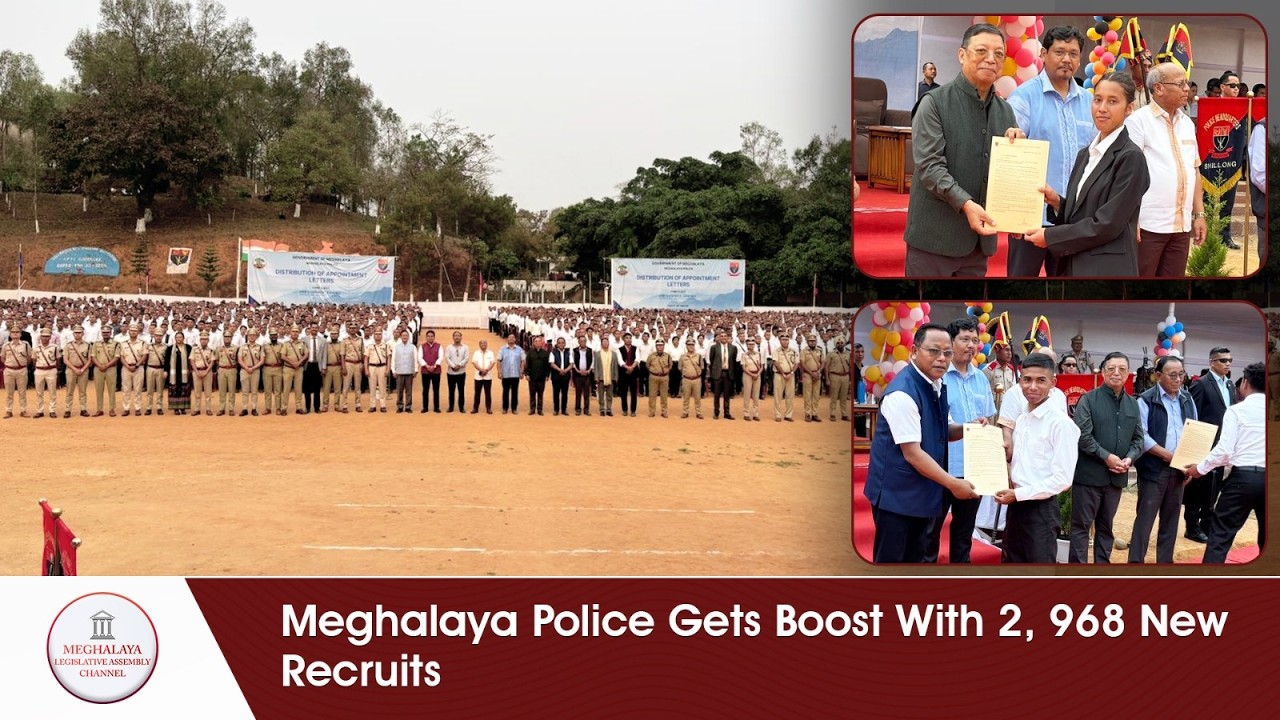 Meghalaya Police Gets Boost With 2, 968 New Recruits