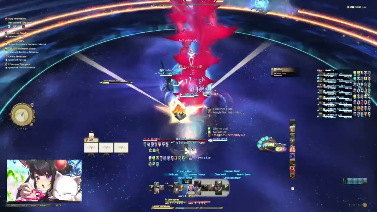 [FFXIV] 7.4 Hell on Rails (Extreme) PCT POV - 7.4 극만신 픽토맨서 시점