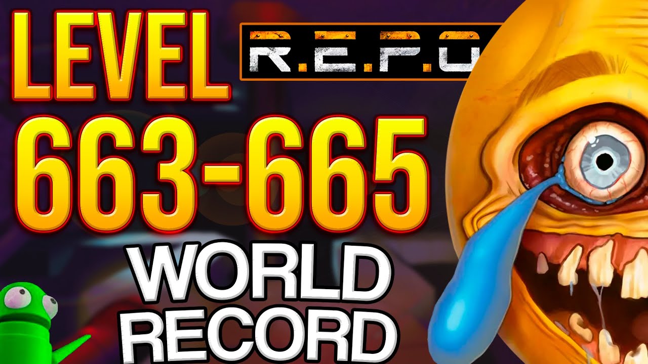 R.E.P.O. Solo World Record Level 663-665 | TROLLING TRIPLE LOOM!💀