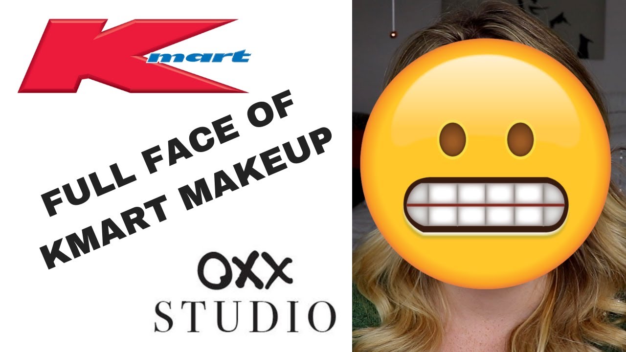 FULL FACE OF KMART MAKEUP REVIEW || OXX Cosmetics