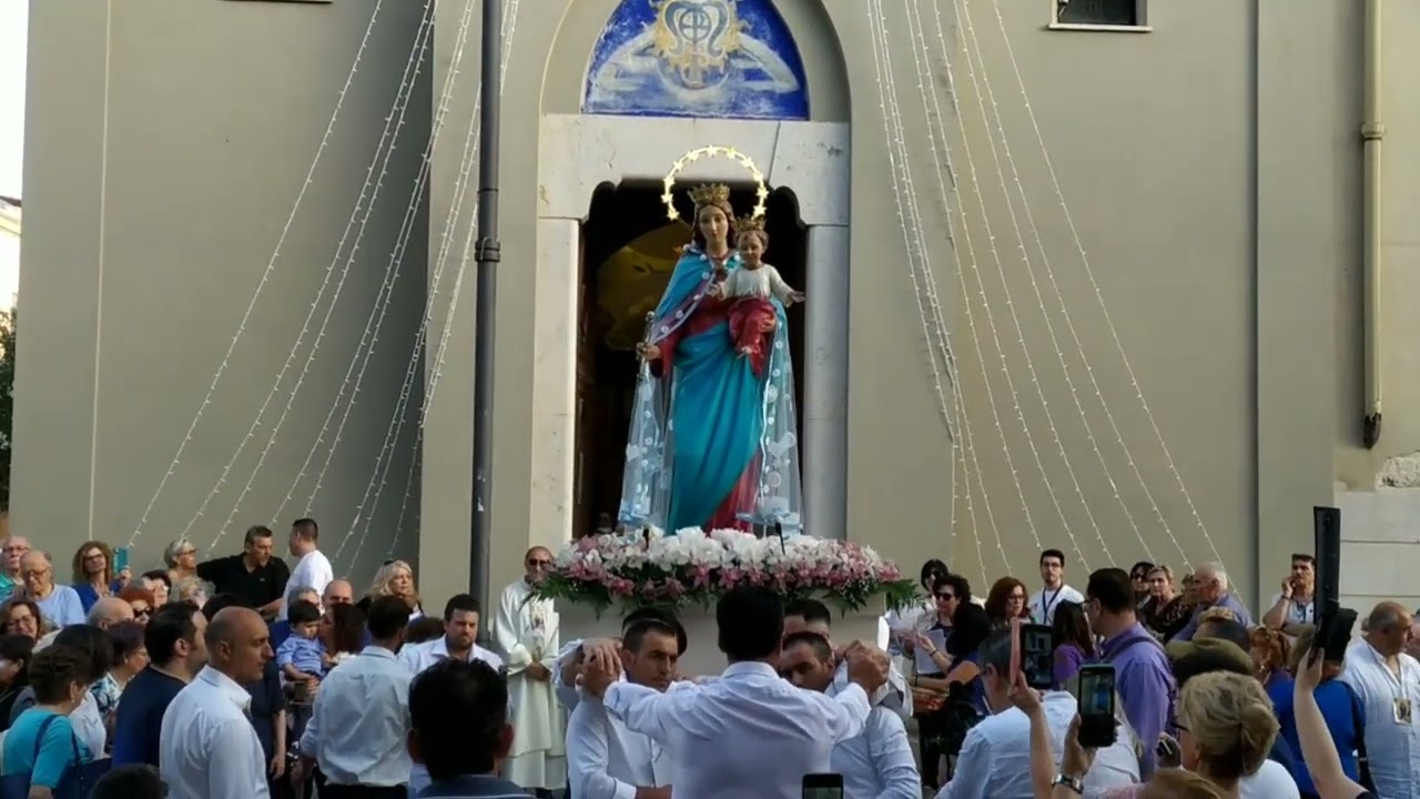 Processione  della Madonna Maria Ausiliatrice di Trapani 24 Maggio 2024