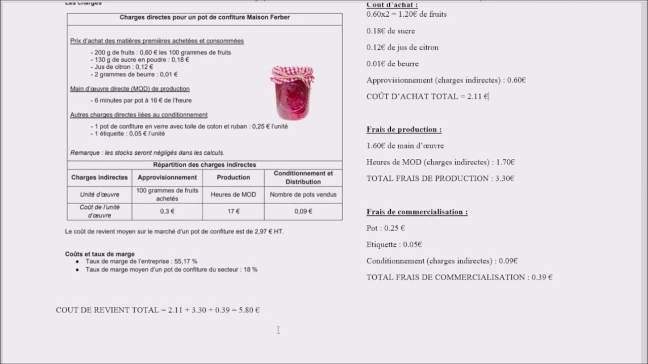 Les calculs &agrave; conna&icirc;tre pour la MSGN (Bac &eacute;crit STMG de management)