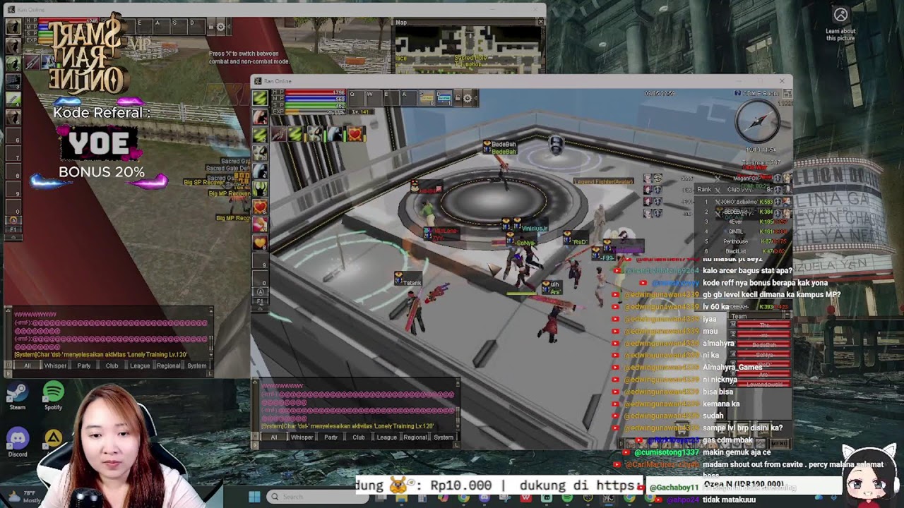 LIVE - YOE ERIKA - RAN SMART PRIVATE SERVER RAN ONLINE