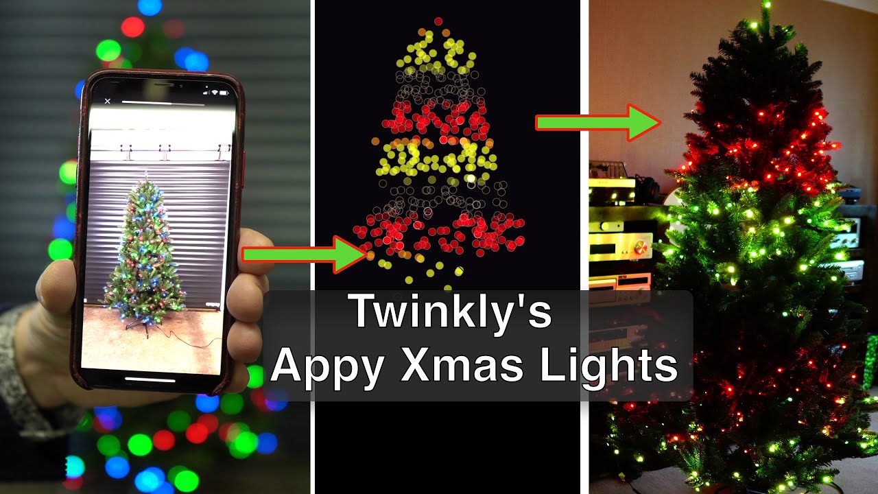 REVIEW - Twinkly App Controlled Christmas Tree Lights