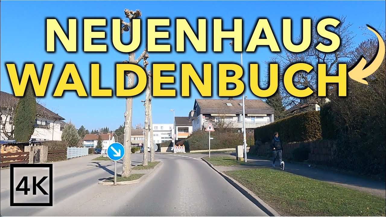 Driving NEUENHAUS to WALDENBUCH - 🇩🇪 Germany 🇩🇪