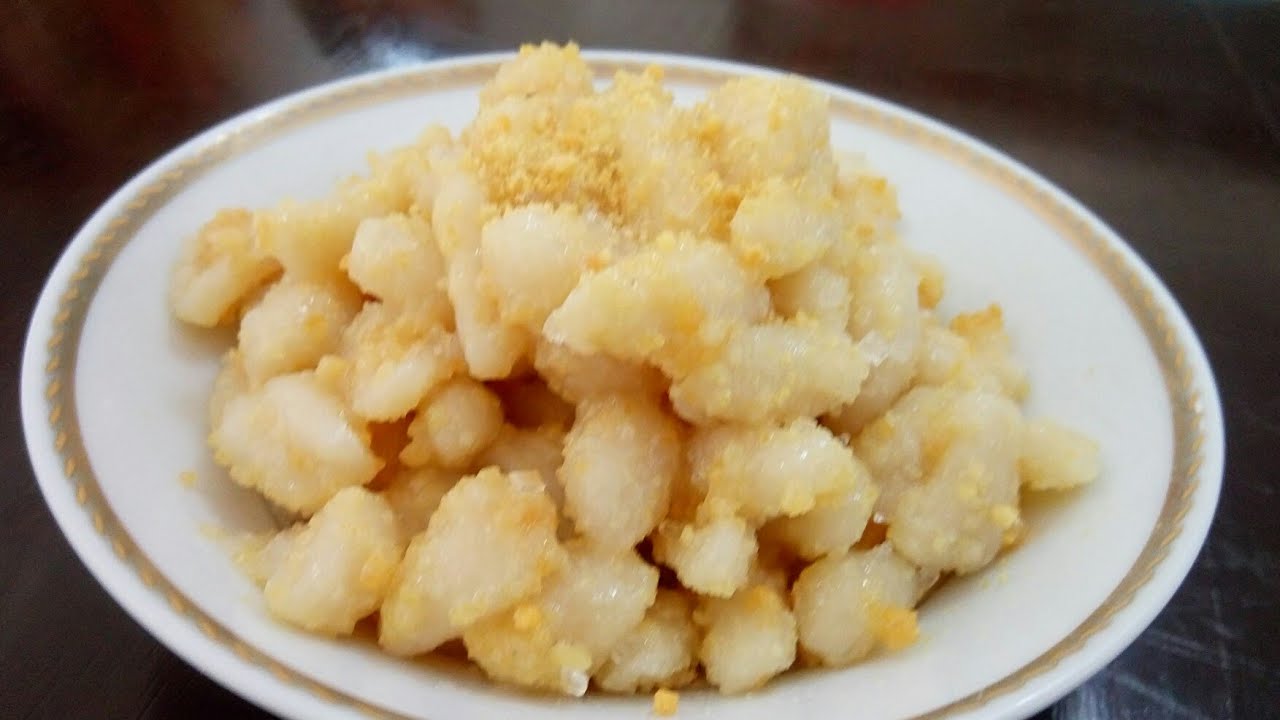 how to make Tibetan bhatsa marku ( Tibetan sweet dish) headman noodle