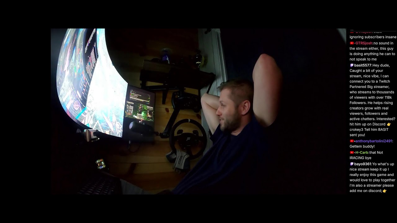 Iracing around - test stream