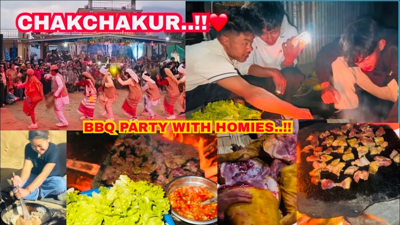Chakchakur Ma  BBQ party gardai hami \\ sab family sangai\\ 