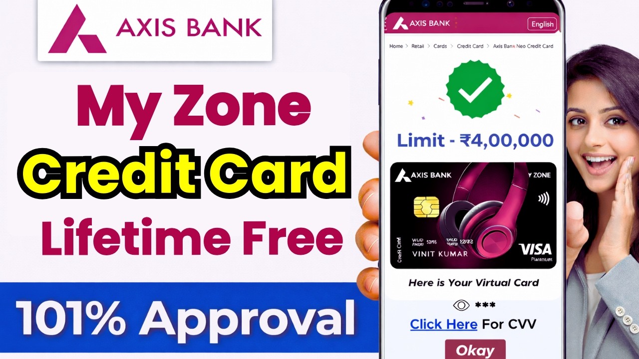Axis Bank My zone Credit Card Apply 2026 @thanthitv
