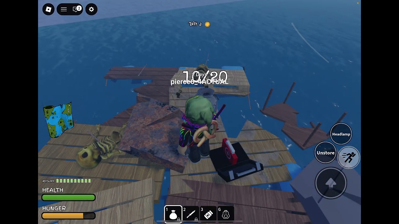 50 days on a raft?