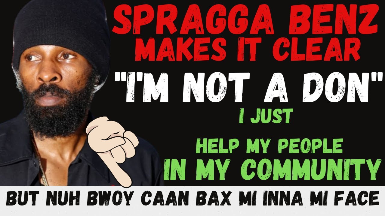 SPRAGGA BENZ DENOUNCES RUMORS OF HIM BEING AN AREA DON AND SAYS HE ONLY HELPS PEOPLE WITHOUT TITLES
