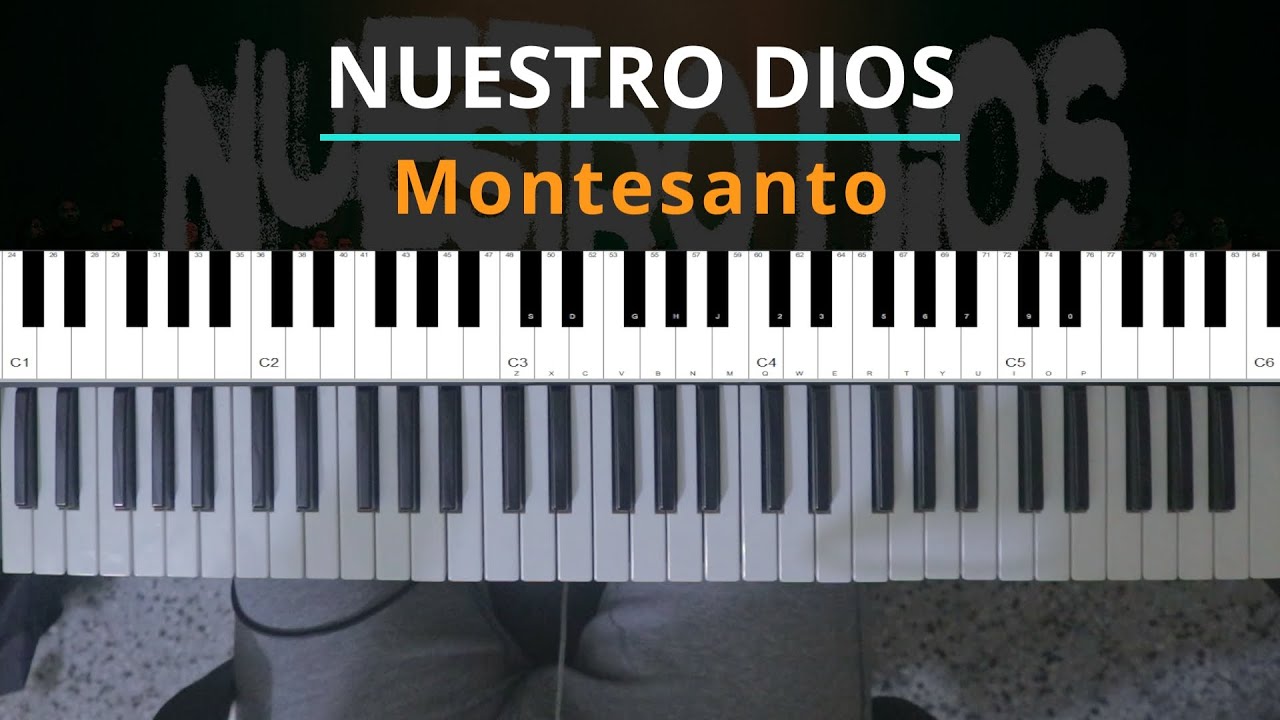 #TUTORIAL Nuestro Dios - Montesanto - Tutorial piano |Kevin Sánchez Music|