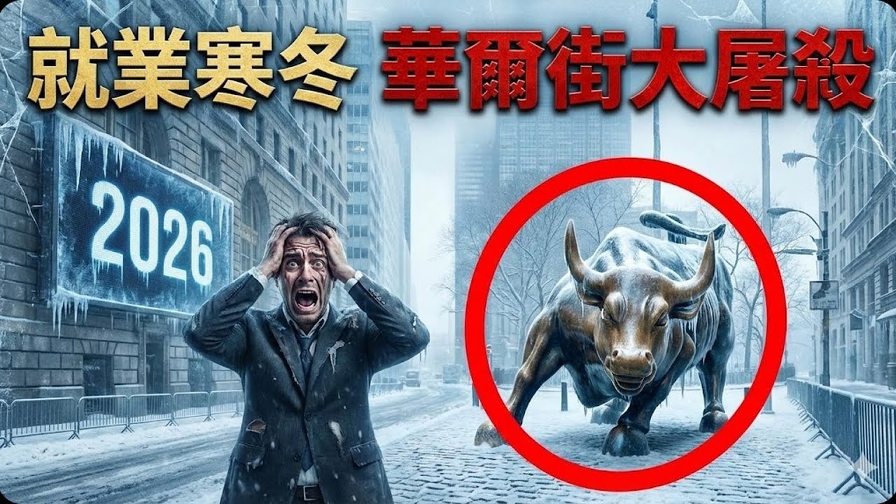 華爾街已經動手了！2026年2月這 4 個「先行指標」暗示：一場比 2000 年互聯網泡沫更恐怖的「就業寒冬」已經降臨！#2026 #就業寒冬 #華爾街 #互聯網泡沫 #先行指標