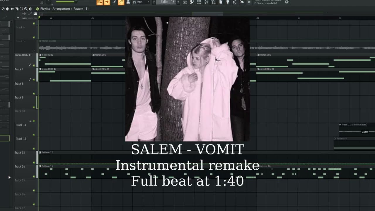 SALEM - Vomit | Instrumental Recreation & Breakdown
