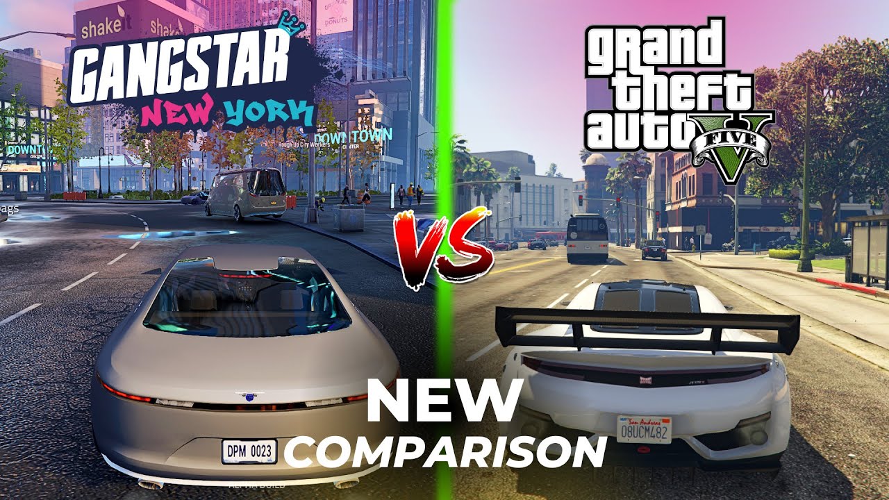 Gangstar: New York vs GTA V (New Comparison 2023) | Open World Games