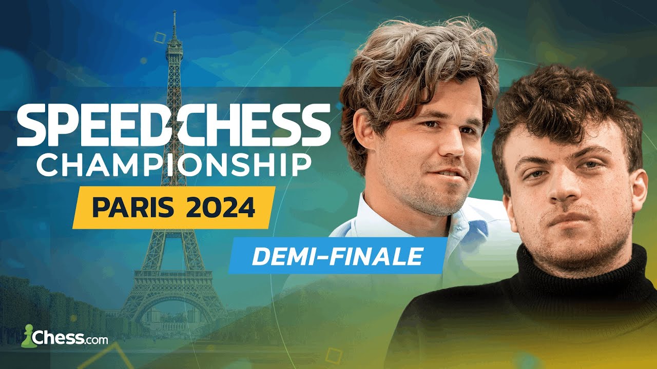 Paris 2024 : Magnus Carlsen vs Hans Niemann en demi-finale du Speed Chess Championship
