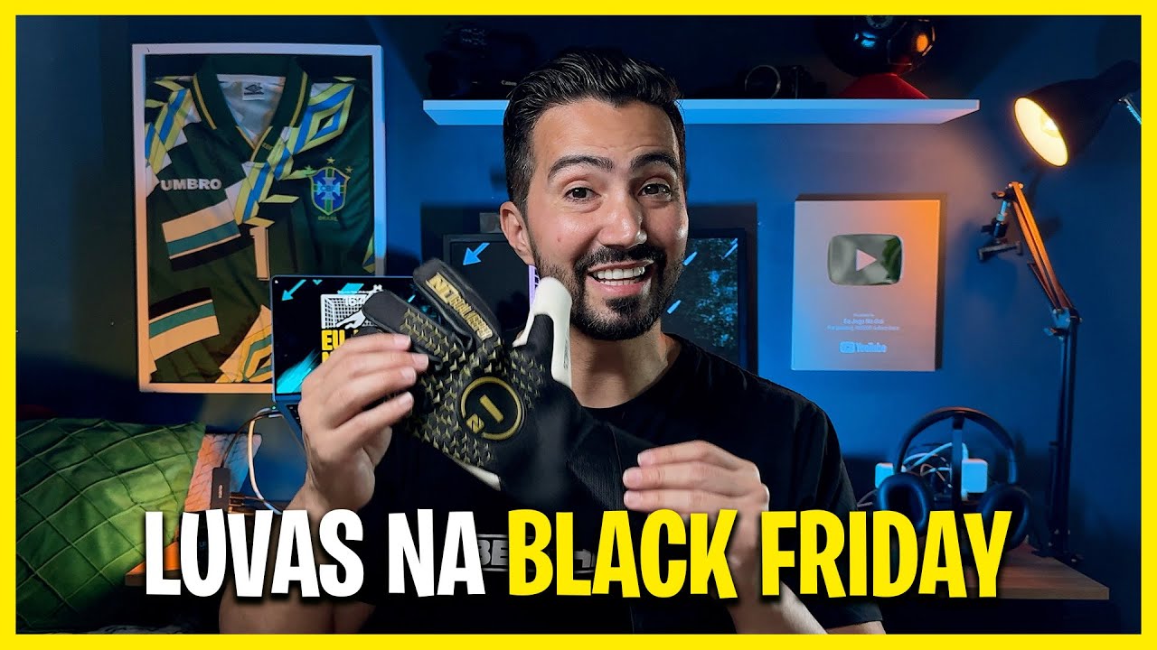 Qual luva de goleiro compra nesta Black Friday?