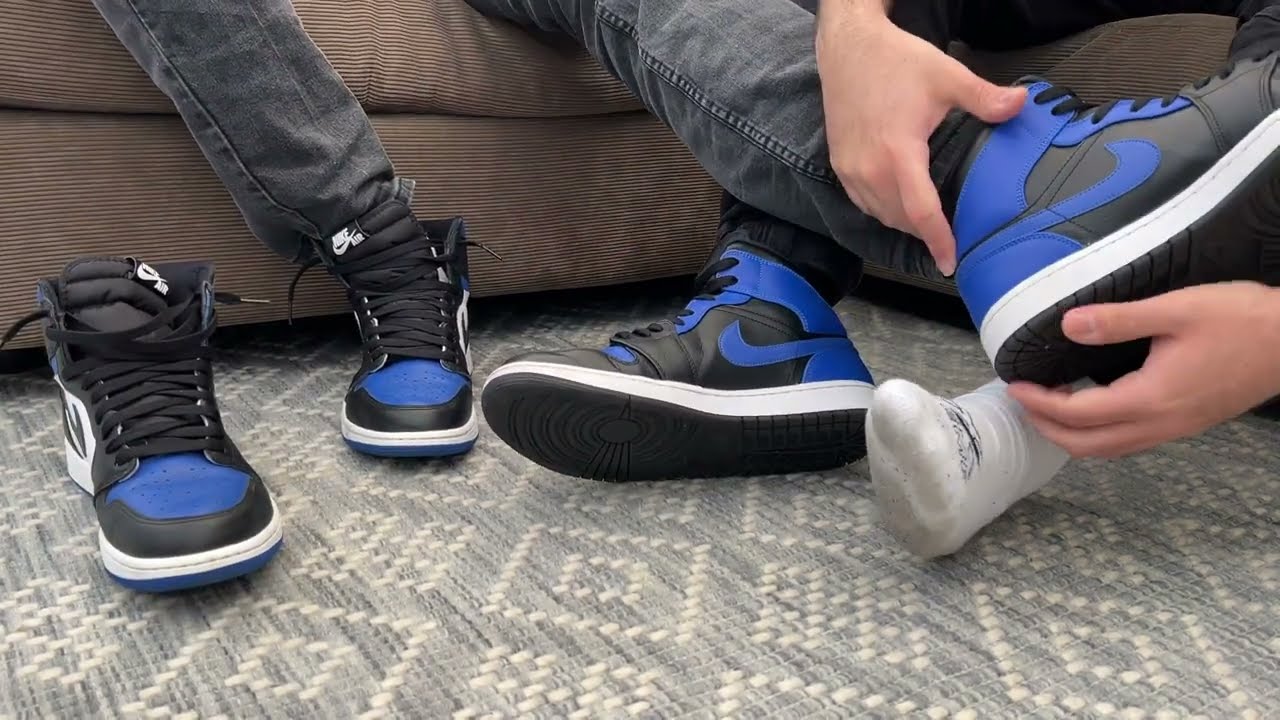 Swapping Shoes With Icrusher 19 Royal Blue Jordan 1's