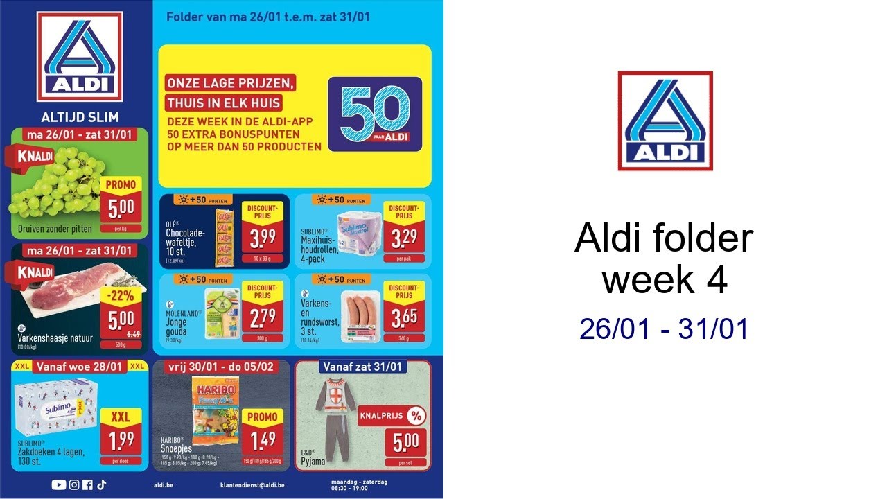Aldi folder week 4 26/01 - 31/01