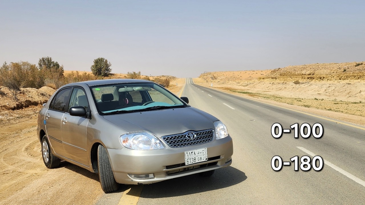 تجربة كورولا اللي رفضت تتقاعد 2002 Toyota corolla😂/عيوب مميزات تسارع 🔥