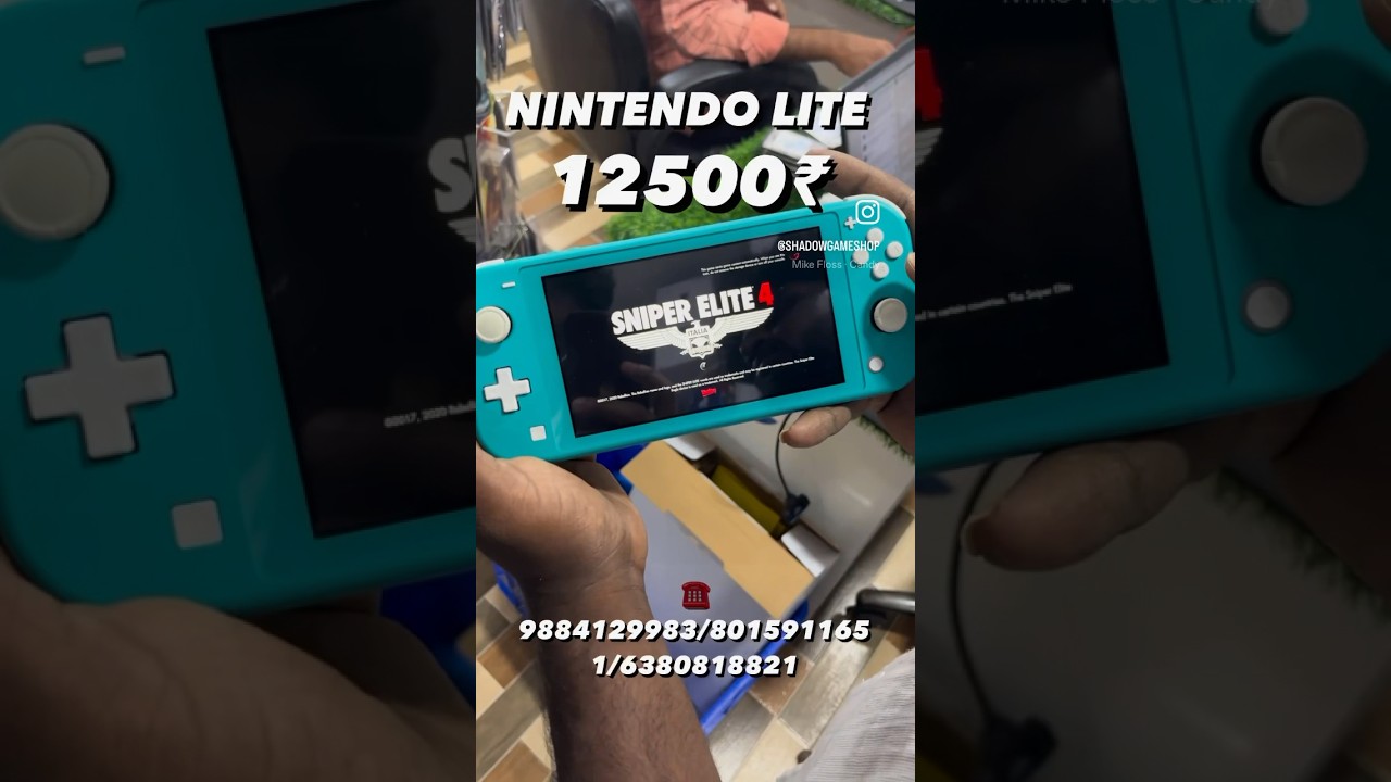 NINTENDO SWITCH LITE 12500₹ WITH WARRANTY. #nintendoswitchlite #nintendoswitch