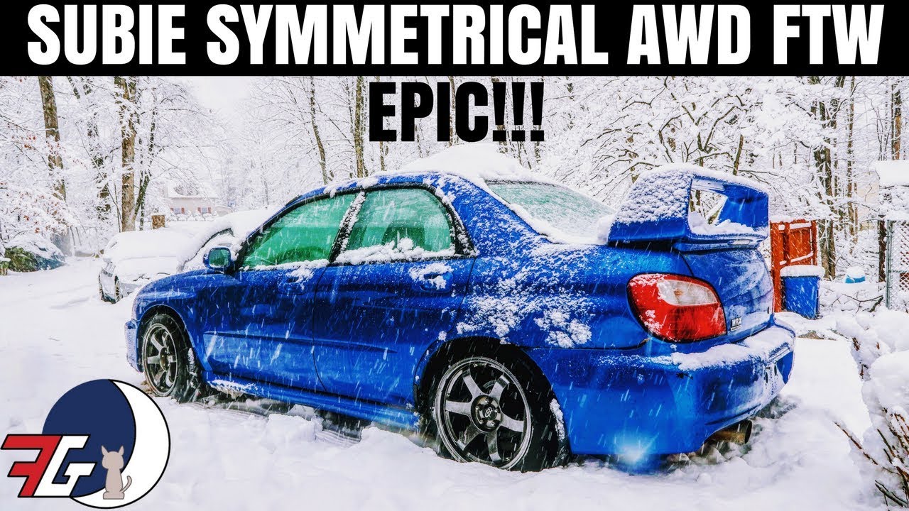 ПОТРЯСАЮЩЕ! ДЕШЁВЫЙ Subaru WRX (BugEye) ПРЕВОСХОДИТ даже в метель! Даже на ЛЕТНИХ шинах...