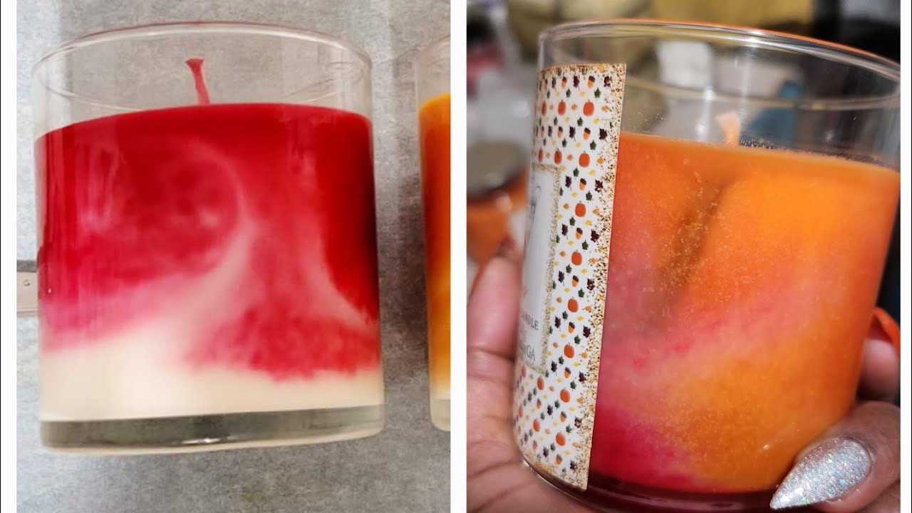 Here's the Tea-How to Make Candles-Tie Dye/Marble  Part 1