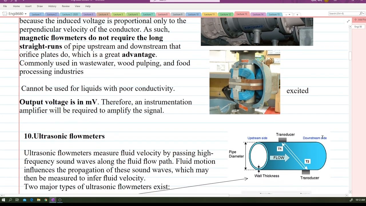 Lecture13: Flow measurement methods