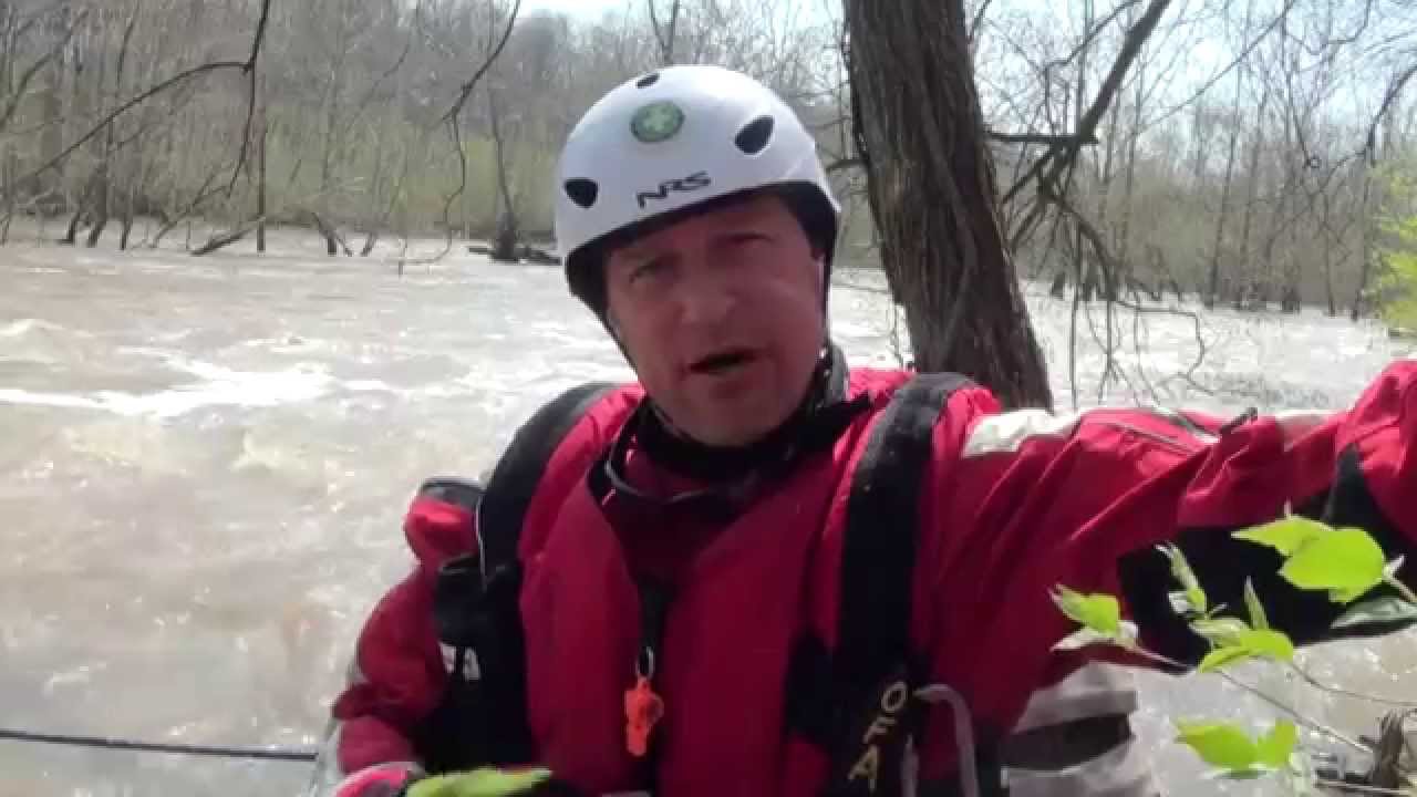 Pulling a Victim Into a Boat In Moving Water