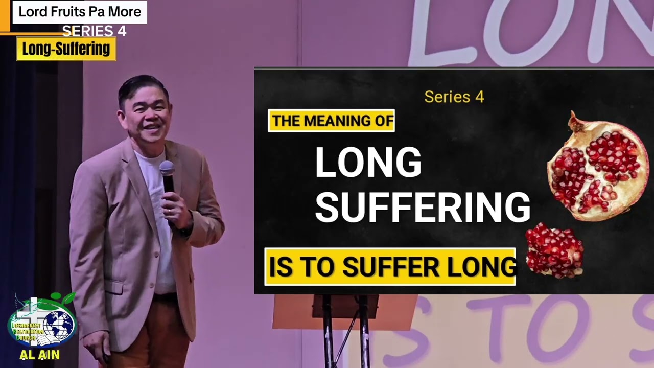 Lord Fruits Pa More Series 4 Long-Suffering | Rev. Bobby Dacquel
