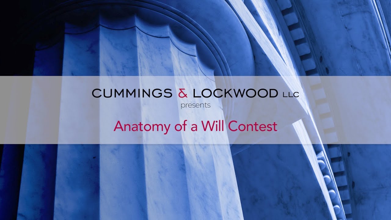 Anatomy of a Will Contest