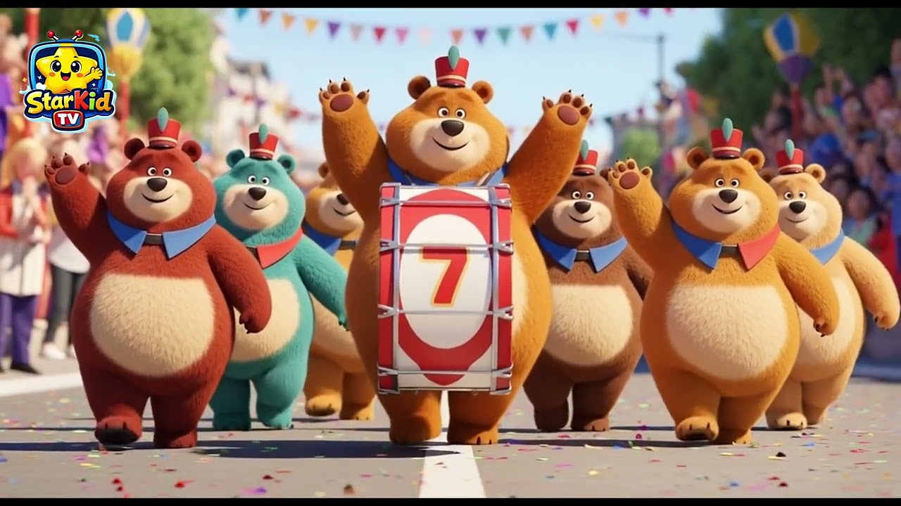 موكب الحيوانات من 1 إلى 10 🐘🦁🎶