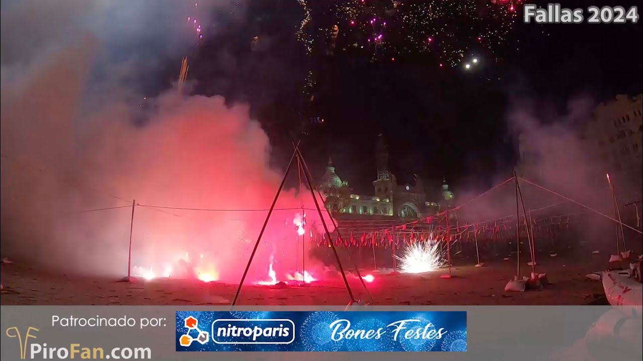 Pirotecnia Tamarit - Mascletà Nocturna 9 de marzo Fallas 2024