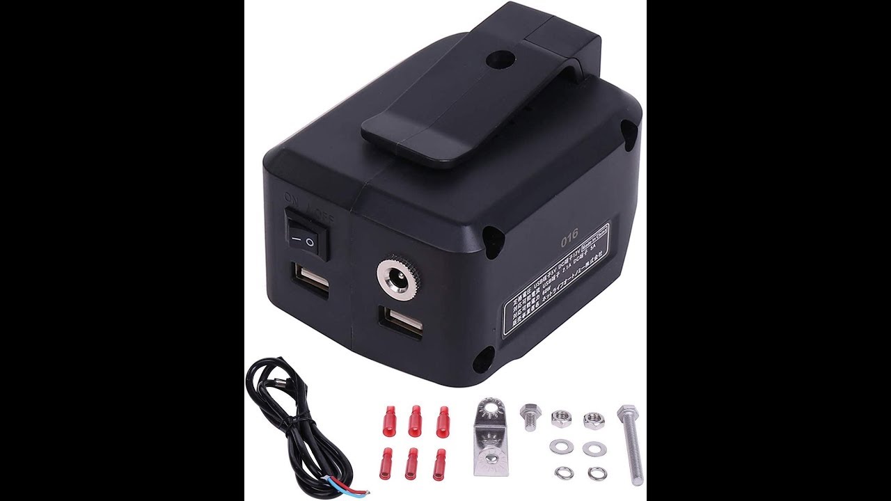 マキタバッテリー（18V,14.4V）用12V-5A出力付USB電源アダプタ使ってみた